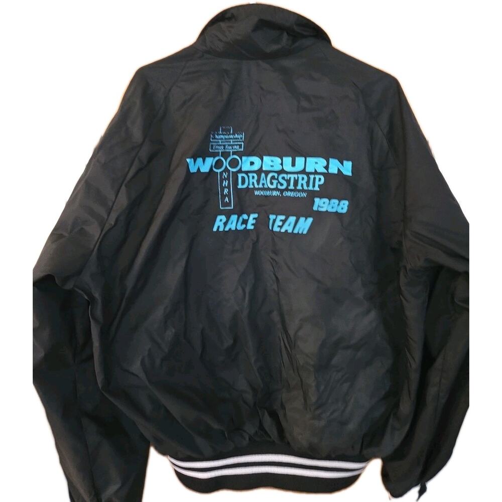 Vintage Club21 Woodburn Dragstrip Race Team Jacket Vintage In USA Large